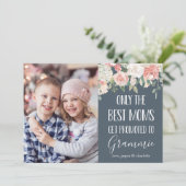 Aangepaste Grandma Nickname Moederdag-fotokaart (Staand voorkant)