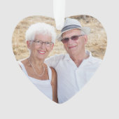 Aangepaste Grandouders Fotofeestdag Ornament (voorkant)