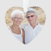 Aangepaste Grandouders Fotofeestdag Ornament (achterkant)