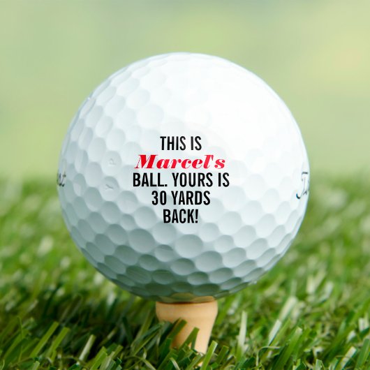 Aangepaste grappig golfballen