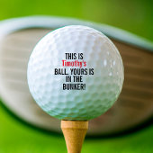 Aangepaste grappig golfballen