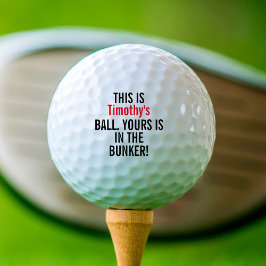 Aangepaste grappig golfballen
