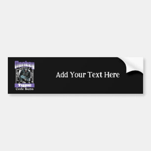 Aangepaste Grappige Aap Full-Stack Ontwikkelaar Bumpersticker