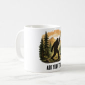 Aangepaste Grappige Bigfoot Sasquatch Ontwerp - Ge Koffiemok (Voorkant links)