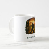 Aangepaste Grappige Bigfoot Sasquatch Ontwerp - Ge Koffiemok (Voorkant links)