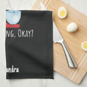 Aangepaste grappige cadeaus voor bakliefhebbers Ba Theedoek (Quarter Fold)