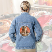 Aangepaste grappige cadeaus voor drukke werkende a denim jacket