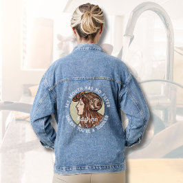 Aangepaste Grappige Cadeaus voor Drukke Werkende S Denim Jacket