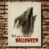 Aangepaste Grappige Creepy Ghoul Haunted Halloween Poster