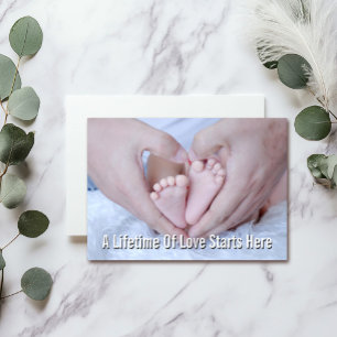 Aangepaste Grappige Eerste Vaderdagkaart Van Baby Kaart