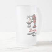 Aangepaste Grappige Familie Barbeque Groep Matchin Matglas Bierpul (Voorkant rechts)