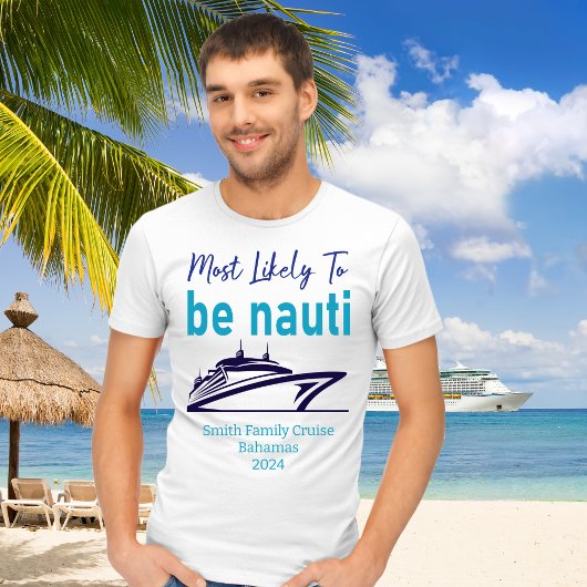 Aangepaste Grappige Familie Cruise T-shirt