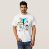 Aangepaste Grappige Forensische Wetenschap Lab Coa T-shirt (Voorkant volledig)