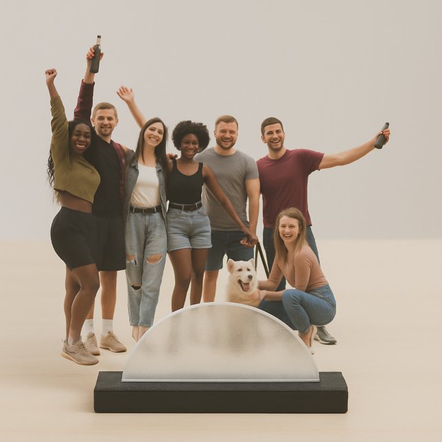 Aangepaste Grappige Gift Vrienden Groepsfoto Staand Fotobeeldje (Custom Funny Gift Friends Group Photo Cutout
)