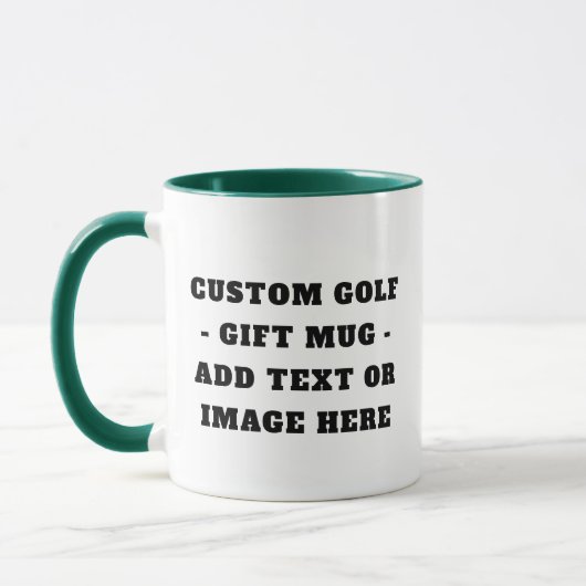 Aangepaste grappige golf citaten mok - zeggende gr (Links)