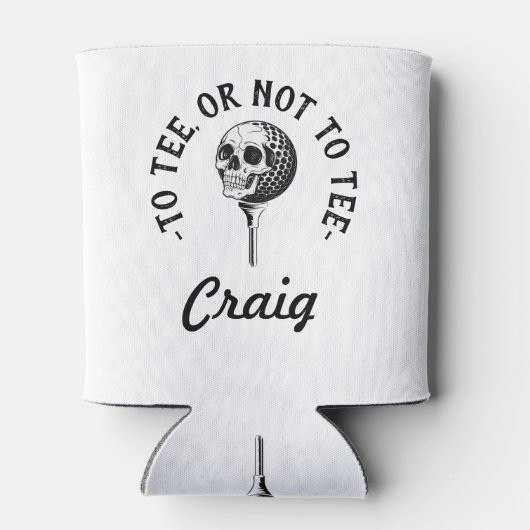 Aangepaste Grappige Golfer Quote Eenvoudig Blikjeskoeler (Achterkant)