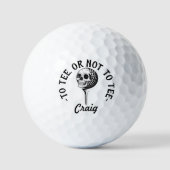 Aangepaste Grappige Golfer Quote Eenvoudig Golfballen (Voorkant)