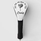 Aangepaste Grappige Golfer Quote Eenvoudig Golfheadcover (Voorkant)