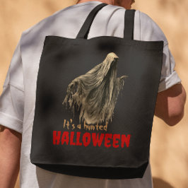Aangepaste Grappige Gotische Horror Spooky Ghost H Tote Bag