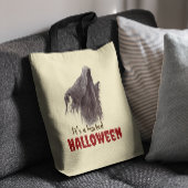 Aangepaste Grappige Gotische Horror Spooky Ghost H Tote Bag