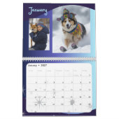Aangepaste Grappige Hond Foto Kalender Personalise (Jan 2027)