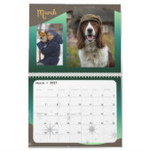 Aangepaste Grappige Hond Foto Kalender Personalise (Mar 2027)