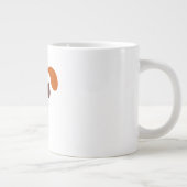 Aangepaste Grappige Hond Moeder Script Naam Grote Koffiekop (Rechts)