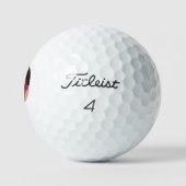 Aangepaste Grappige Jouw Gezicht Op Een Set Titlei Golfballen (Logo)