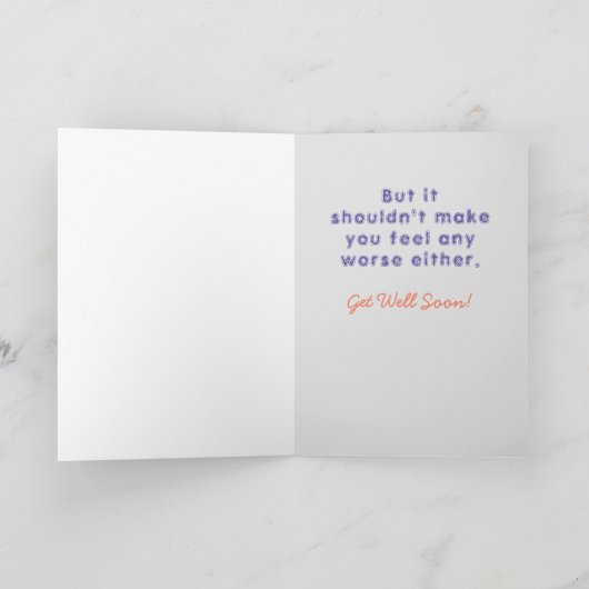 Aangepaste grappige krijgen goed kaart (Binnen)