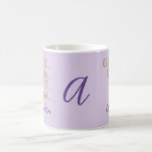 Aangepaste Grappige Moeder Pastel Paars Goud Inspi Koffiemok (Center)