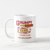 Aangepaste grappige mok - Grumpy Old Woman Club (Links)