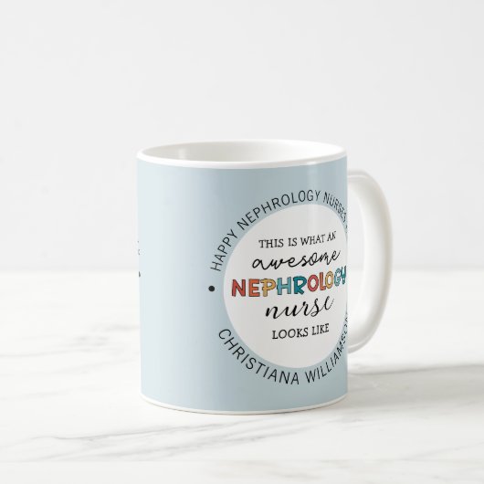 Aangepaste Grappige Nefrologie Verpleegkundigen We Koffiemok (Voorkant rechts)