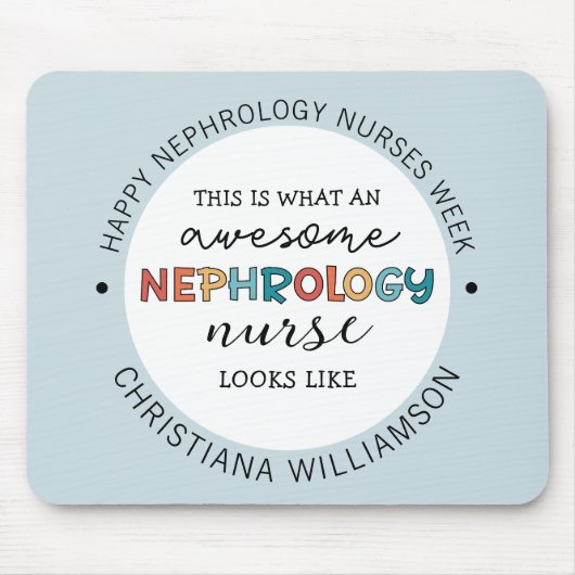 Aangepaste Grappige Nefrologie Verpleegkundigen We Muismat (Voorkant)