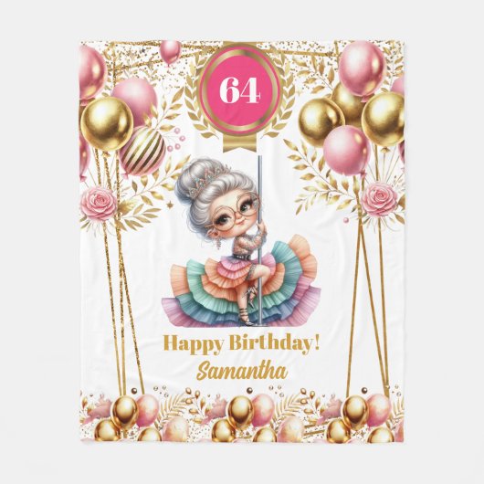 Aangepaste grappige oma deken verjaardagscadeau (Voorkant)
