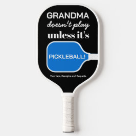 Aangepaste Grappige Oma Pickleball Humor Typografi Paddle