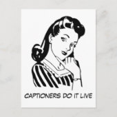 Aangepaste grappige ondertiteling offerte voor ond briefkaart (Voorkant)