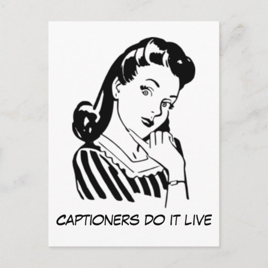 Aangepaste grappige ondertiteling offerte voor ond briefkaart (Voorkant)