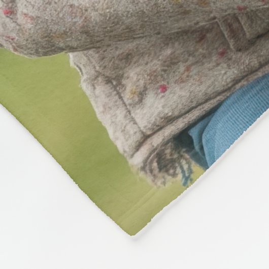 Aangepaste Grappige Opa Nap Fotocollage Fleece Deken (Hoek)