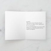 Aangepaste Grappige Papa Die Stapte Bonus Vader Kaart (Binnen)