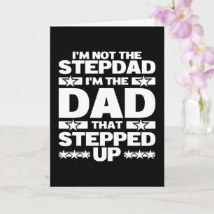 Aangepaste Grappige Papa Die Stapte Bonus Vader Kaart