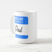 Aangepaste Grappige Quote Hallo! Mijn Naam Is Mama Koffiemok (Voorkant links)