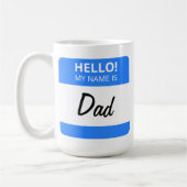 Aangepaste Grappige Schattige Hallo! Mijn Naam Is  Koffiemok (Links)