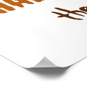 Aangepaste Grappige Skelet Halloween Feest Poster (Hoek)