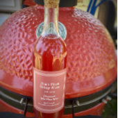 Aangepaste Grappige Thuisgemaakte Wilde Pruim  Wijn Etiket