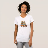 Aangepaste Grappige Verhuizing naar Universiteit T T-shirt (Voorkant volledig)