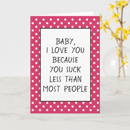 Aangepaste grappigheid waar ik van hou omdat offer kaart (Gele Bloem)