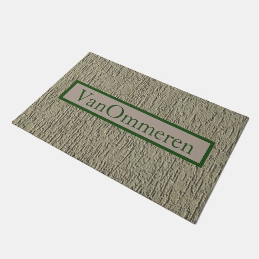 Aangepaste GRAY "Cement" lijkt klassieke minimalis Deurmat (Schuin)