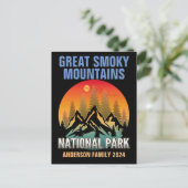 Aangepaste Great Smoky Mountains National Park Briefkaart (Staand voorkant)