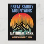 Aangepaste Great Smoky Mountains National Park Briefkaart (Voorkant)
