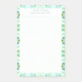 Aangepaste Green Dot Grid Nieuwe Baby Plan Planne Post-it® Notes (Voorkant)